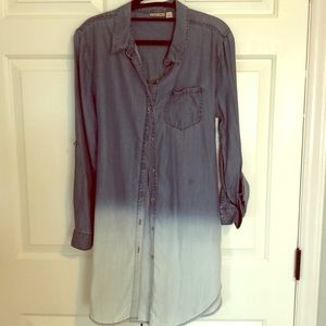 Anthropologie Holding Horses Tie Tunic Dress